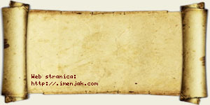 Jovana Skerlić vizit kartica